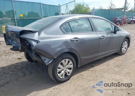 2012 Honda Civic Lx из США, поврежденный, VIN 19XFB2F56CE012149